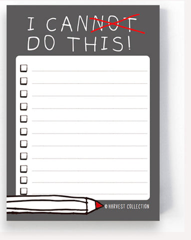 I Can Do This A6 Notepad