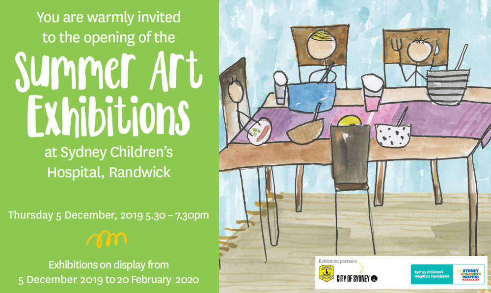 Harvest Collection's Summer Art Exhition at the Sydney Children's Hospital Randwick