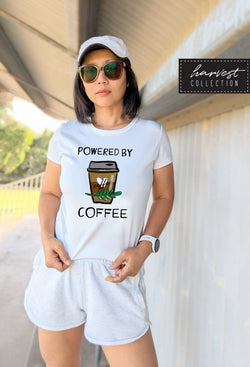 T-shirt - Powered by Coffee
