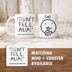 Personalised Mug - Funny Quotes Dad Parenting Father's Day