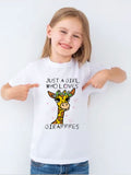 T-shirt - Cute Giraffe