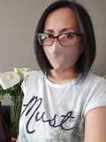 Active Elastane Face Mask - Rose Blush