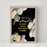 The Love of A Family - Art Print/ Plaque