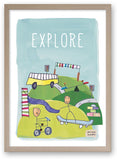 Explore - Art Print/ Plaque