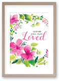 Personalised Art Print -You Are Loved