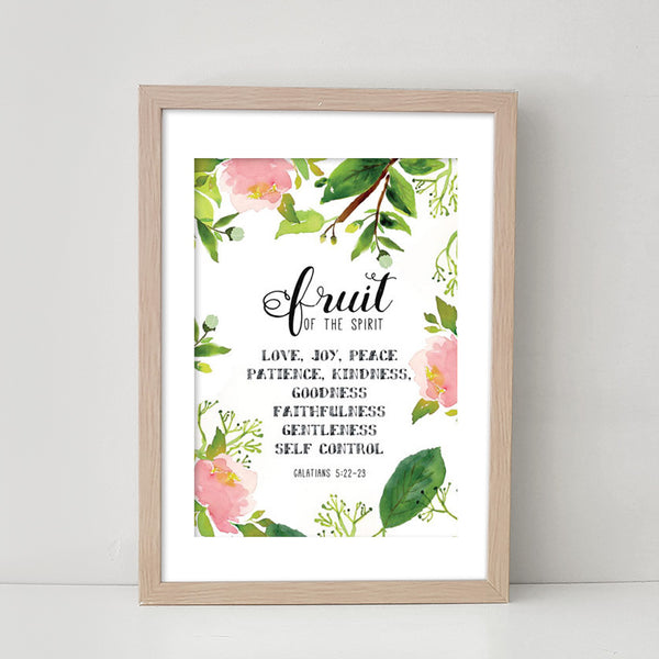 Fruit of The Spirit - Art Print/ Plaque