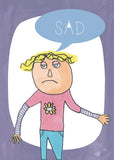 Sad - Emotions Series Art Print/ Plaque