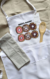 Personalised Apron - Bakery Custom Name Donuts Dessert