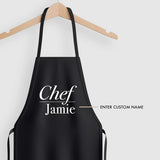 Personalised Apron - Chef Custom Name