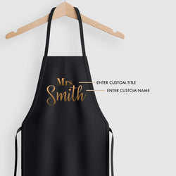 Personalised Apron - Mrs Custom Name