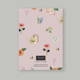 A5 Bullet Dot Journal Notebook 80 pages - Gardening