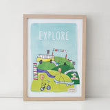Explore - Art Print/ Plaque