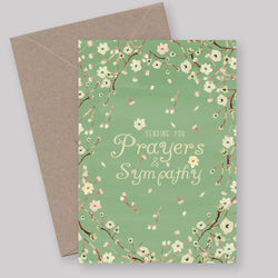 Grief and Loss Greeting Card - Sending You Prayers and Sympathy