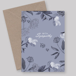 Greeting/ gift Card - With Sympathy Serenity