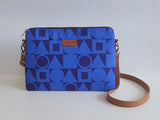 Cross Body Bag - Cobalt Blue Shapes