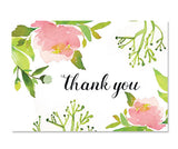 Greeting Card - Thank You In Peony