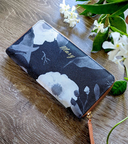 Wallet - Paeonia Monochrome