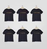 Women Short Sleeve T-shirt - Cities & Countries
