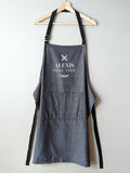 Personalised Apron - Chambray Cafe Style