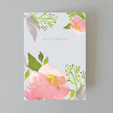A5 Bullet Dot Journal Notebook 80 pages - Pink Peony