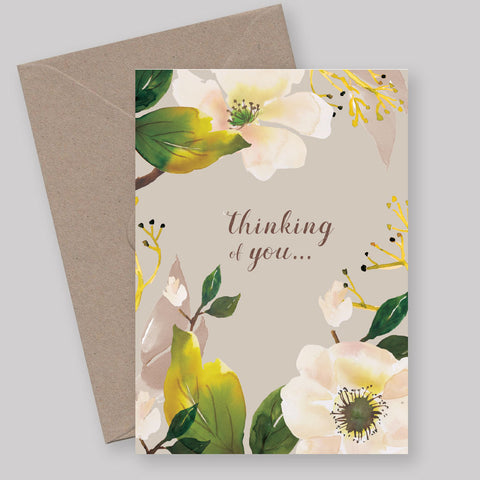 Greeting/ gift Card - Thinking of You Magnolia