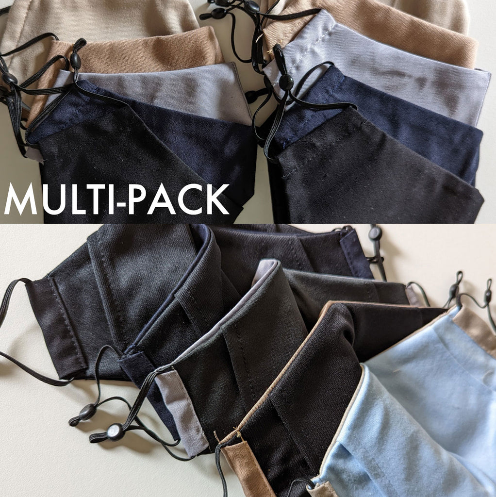 Bulk Buy Face Masks Assorted colours Harvest Collection AU