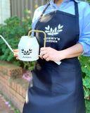 Personalised Garden Apron - Australiana Botanical Gum Nut Leaves