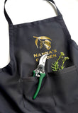 Personalised Garden Apron - Australiana Botanical Gum Nut Leaves