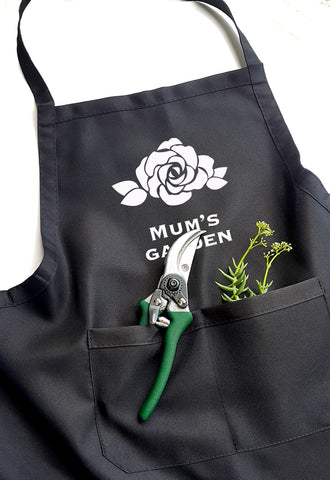 Personalised Garden Apron - Roses