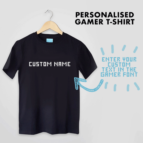 Kids Short Sleeve T-shirt - Personalised Gamer Nickname