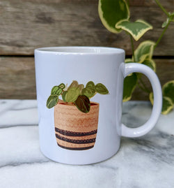 Plant Lover Mug - 3 Illustrated Plants